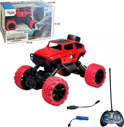 Uzaktan Kumandalı, Şarzlı, By Teker Off Road Kırmızı Renk Araba