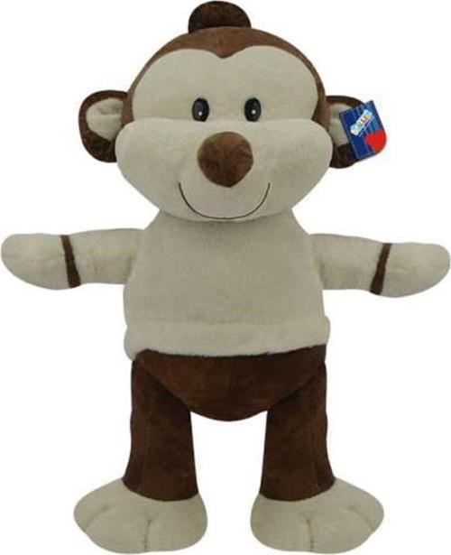 Peluş Maymun Sevimli 45 Cm Gri