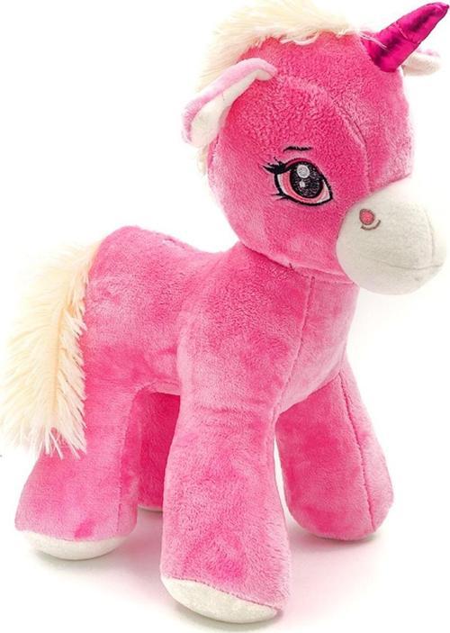 Peluş Pony At 40 Cm Pembe