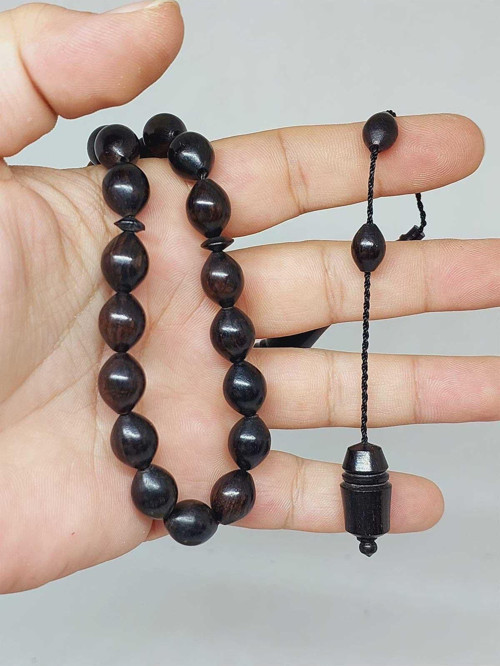 Abanoz Ağacı 33lük Tesbih 9*11.5mm (51656)