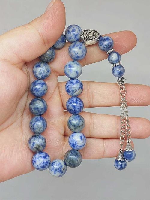 Sodalit Taşı 17lik Efe Tesbih 12mm (51530)