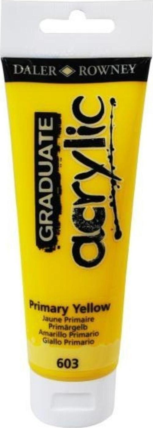 603 Graduate Akrilik Boya Primary Yellow 120 ml