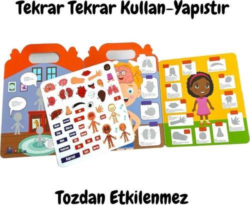 LİNO TEKRAR TEKRAR KULLANILABİLEN İLK STİCKER KİTABIM MY BODY