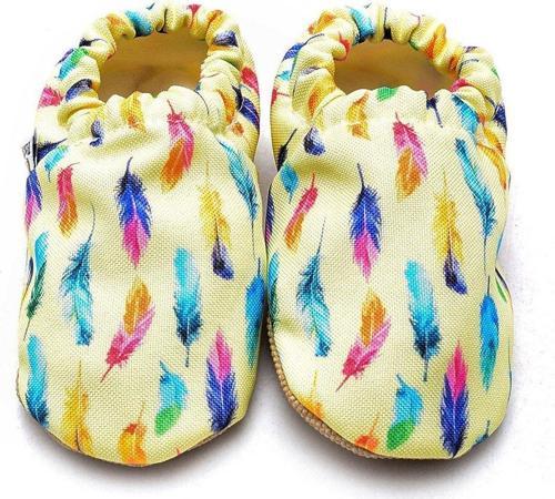 Feathers Kaydırmaz Taban Patik Sarı F-823