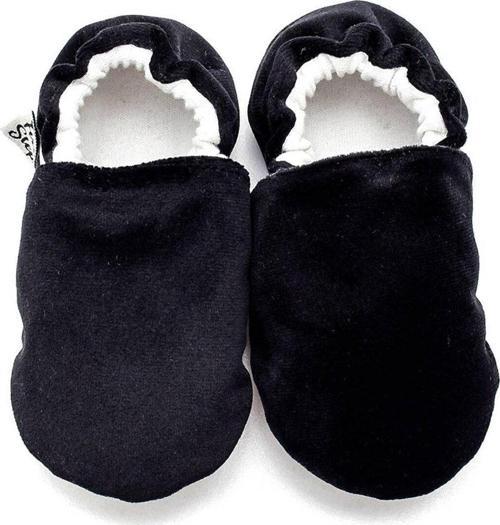 Pamuk Astarlı Kadife Kaydırmaz Taban Patik-SİYAH-F-847