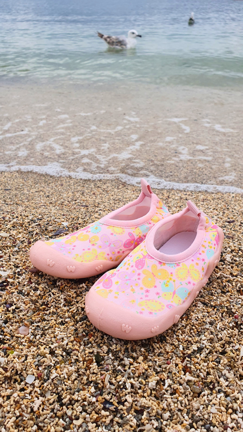 Pudra Kız Çocuk Kaydırmaz Taban Deniz Ayakkabısı-F-7019