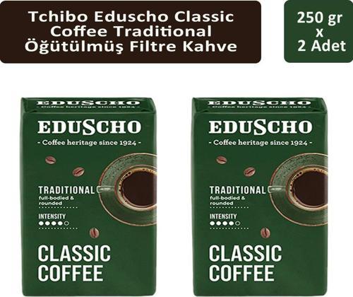 Eduscho Classic Coffee Traditional Öğütülmüş Filtre Kahve 250 gr x 2 Adet