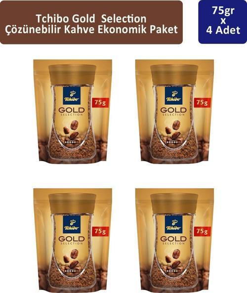 Gold Çözünebilir Kahve Ekonomik Paket 75 gr x 4 Adet