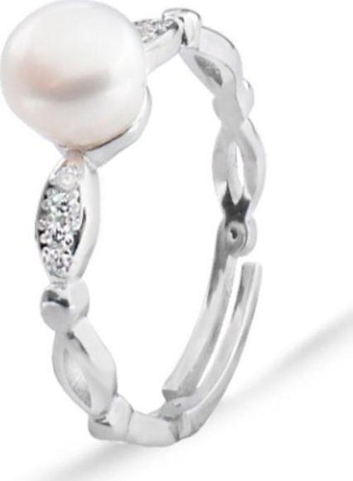 Diamond Model Hakiki İnci Kadın Gümüş Yüzük