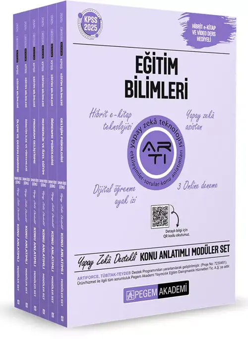 2025 KPSS Eğitim Bilimleri Konu Anlatımlı Modüler Set (6 Kitap)