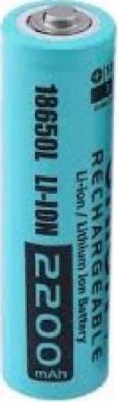 18650 3.7V 2200Mah Şarj Edilebilir Li-İon Pil - Başlı