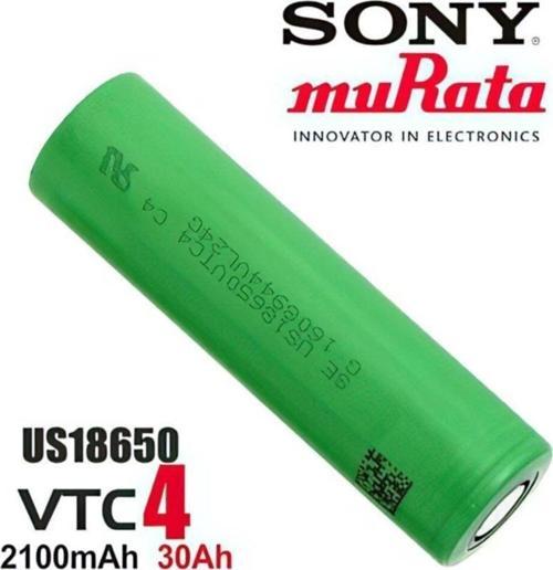 Vtc4 18650 3.7V 2100Mah 30A Li-İon Şarj Edilebilir Pil