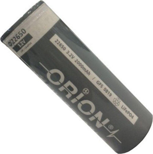 Orıon Lifepo4 Ifr 22650 2000 Mah