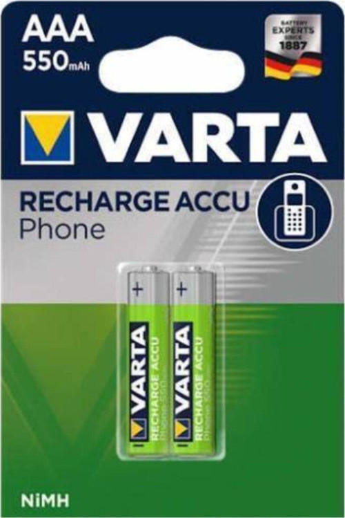 550Mah Aaa İnce Şarjlı Kalem Pil