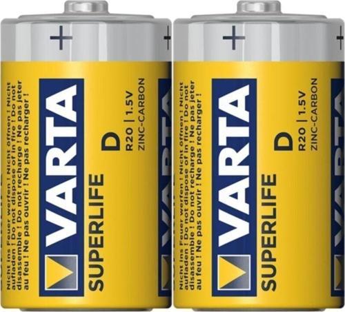 R20 Superlife Büyük Boy D Pil Saat Pili (2'Li)