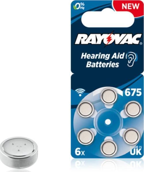 Rayovac 675 Blister 6 Kulaklık Pili