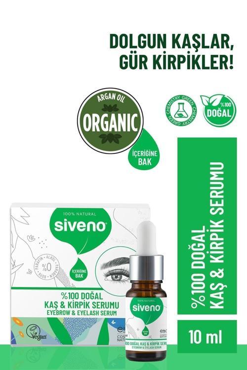 %100 Doğal Kaş ve Kirpik Serumu Bitkisel Yoğunlaştırıcı Canlandırıcı Yoğun Bakım Yağı Vegan 10 ml