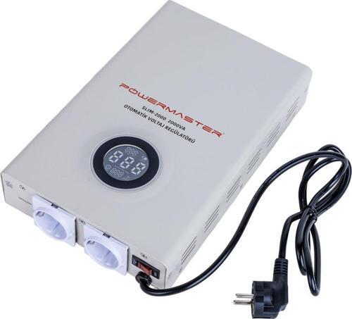 SLIM-2000 OTOMATİK 1200 WATT 2000VA VOLTAJ REGÜLATÖRÜ (2818)