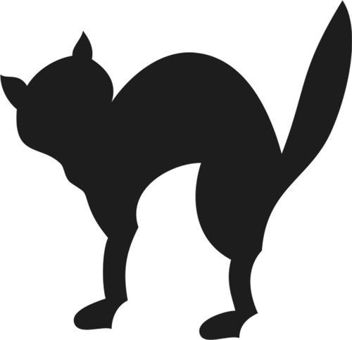 KEDİ FOLYO STİCKER 30cm Uzunluk