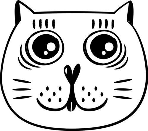 KEDİ FOLYO STİCKER 70cm Uzunluk