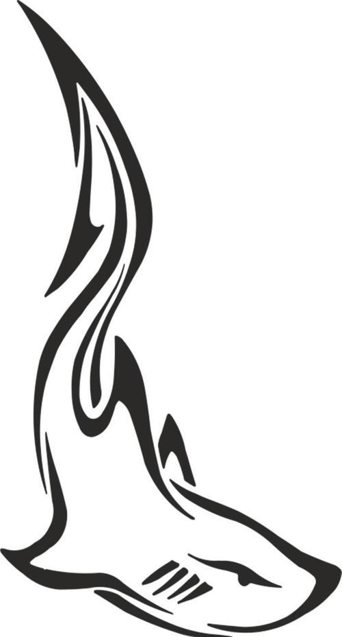 KÖPEK BALIĞI FOLYO STİCKER 200cm Uzunluk