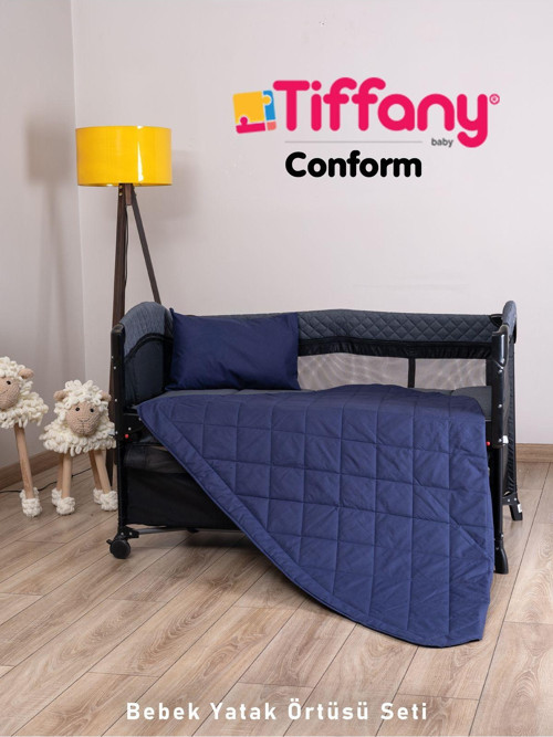 Tiffany Conform Kapitoneli Bebek Yatak Örtüsü