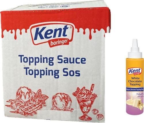 Beyaz Çikolatalı Topping Sos 300 Gr x 12 Adet