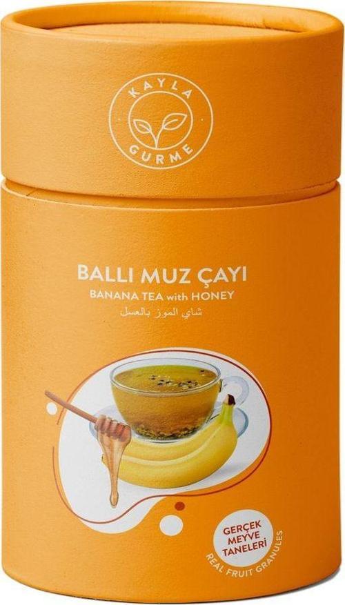 Ballı Muz Çayı - Muz Taneli - Silindir Karton Kutu 175 Gr.