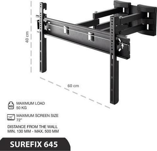SUREFIX 645 72 İNÇ HAREKETLİ TV ASKISI APARATI