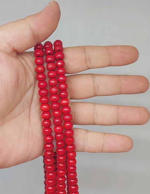 Ahşap Dizi 5.5*7mm Kırmızı (51640)
