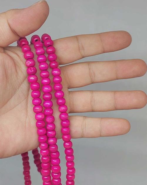 Ahşap Dizi 5.5*7mm Pembe (51644)