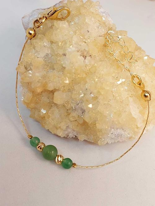 Aventurin Taşı Tasarım Bileklik (49846)