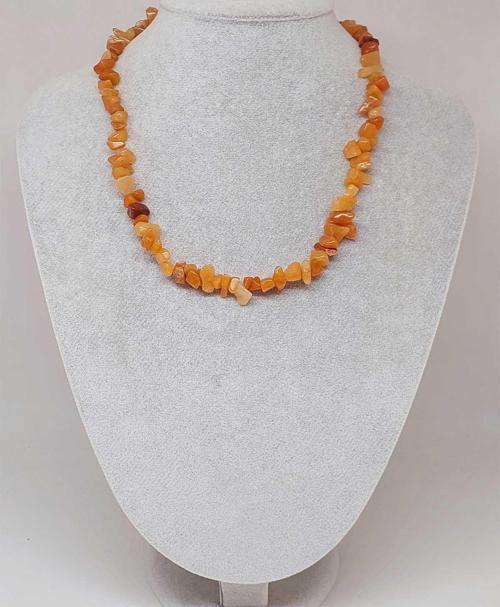 Akik Taşı Küçük Taşlar Kolye (52242)