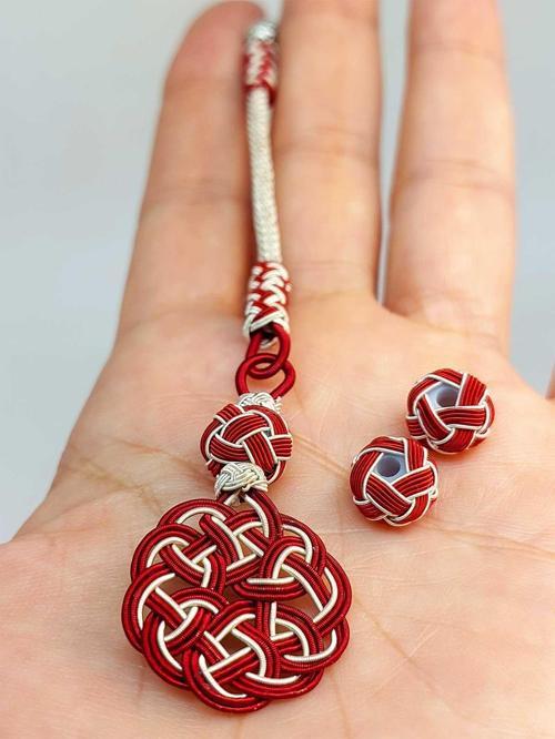 Bakır El İşi Kazaz Püskül & 2 Habbeli Takım (45550)