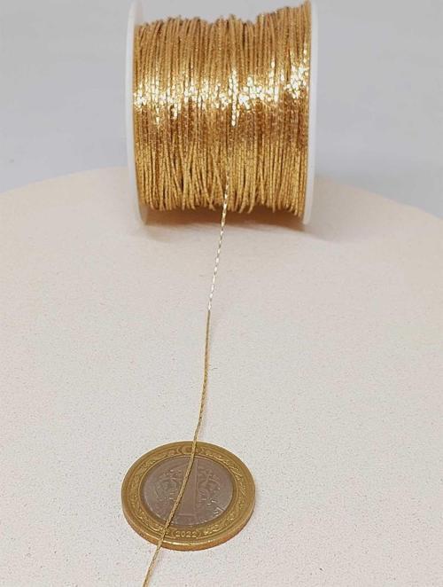 Altın Kaplama Takı Zinciri 0.4mm/1metre (52464)