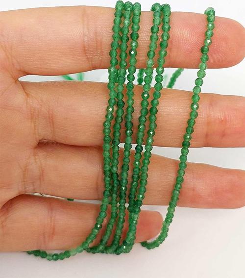 Bileklik Boy Aventurin Taşı Dizi 2mm (45326) Yarım Dizi (17CM UZUNLUĞUNDADIR)