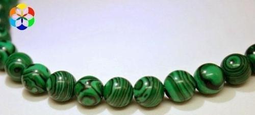Bileklik Boy Malakit Taşı Yarım Dizi 8mm (18CM UZUNLUĞUNDADIR)
