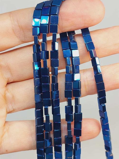 Bileklik Boy Hematit Taşı Dizi 4*2mm (49628) Yarım Dizi (17CM UZUNLUĞUNDADIR)