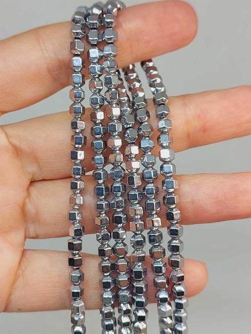 Bileklik Boy Hematit Taşı Yarım Dizi 4mm (49624) (18CM UZUNLUĞUNDADIR)