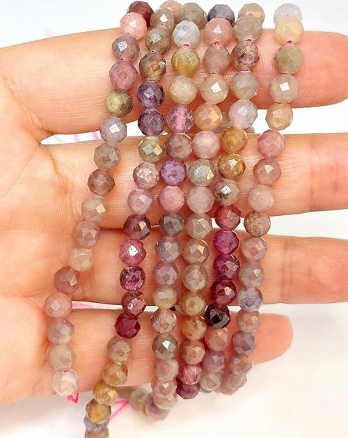 Bileklik Boy Safir Taşı Faset Kesim Yarım Dizi 5mm (45500) (18CM UZUNLUĞUNDADIR)