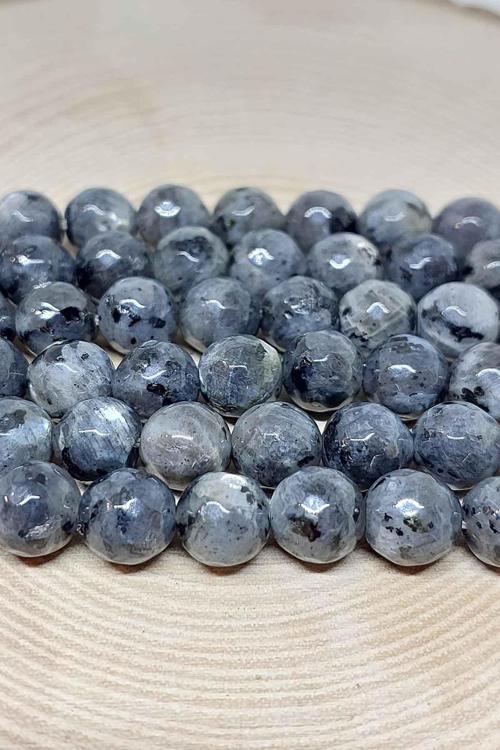 Bileklik Boy Spekrolit Taşı Faset Kesim Yarım Dizi 8mm (18CM UZUNLUĞUNDADIR)