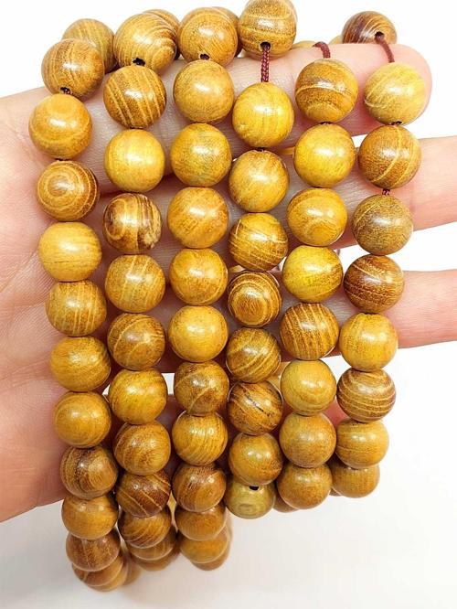 Bileklik Boy Ud Ağacı Ahşap Yarım Dizi 10mm (45274) (18CM UZUNLUĞUNDADIR)