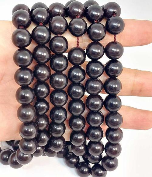 Bileklik Boy Ud Ağacı Ahşap Yarım Dizi 10mm (45276) (18CM UZUNLUĞUNDADIR)