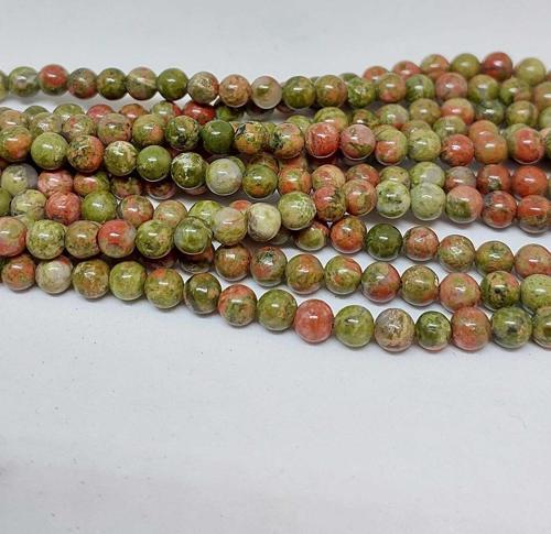 Bileklik Boy Unakit Taşı Yarım Dizi 4-4.5mm Aralığı (18CM UZUNLUĞUNDADIR)