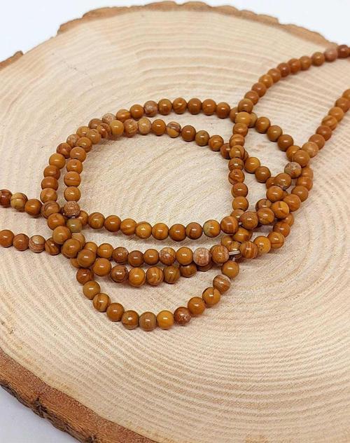Bileklik Boy Yarım Dizi Jasper Taşı 4mm (44495) (18CM UZUNLUĞUNDADIR)