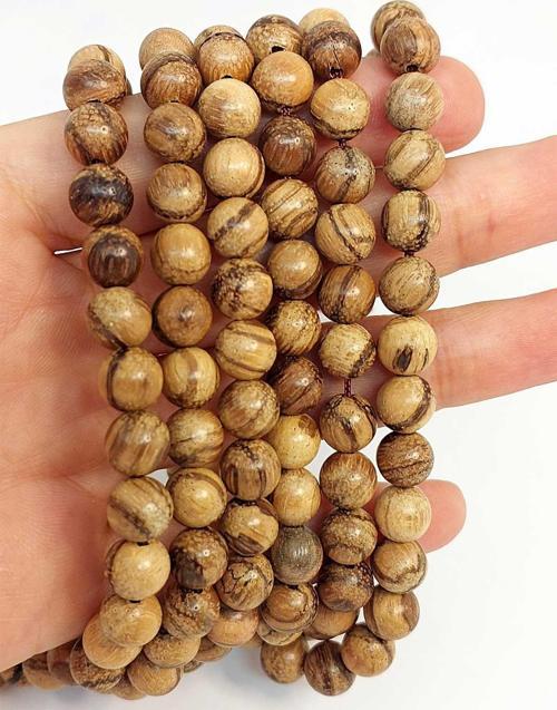 Bileklik Boy Yarım Dizi Ud Ağacı Ahşap 7.5mm (45258) (18CM UZUNLUĞUNDADIR)
