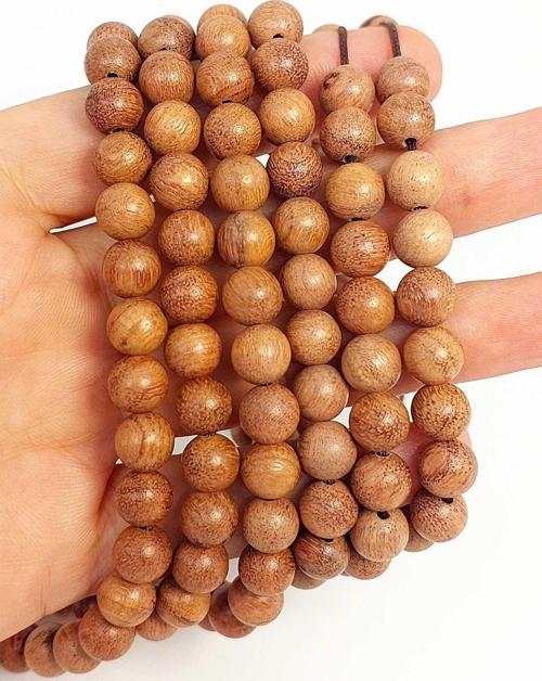 Bileklik Boy Yarım Dizi Ud Ağacı Ahşap 8mm (45262) (18CM UZUNLUĞUNDADIR)