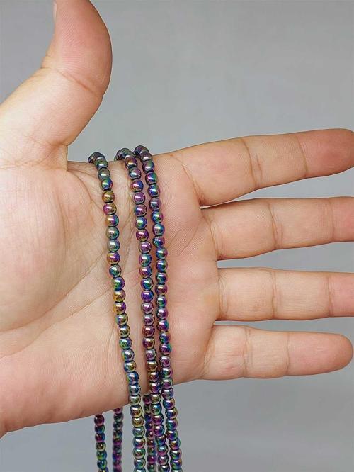 Hematit Taşı 3.5*4mm Dizi (52334)