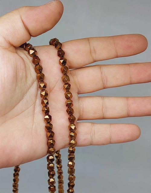 Hematit Taşı Şekilli 5*5.5mm Dizi (52336)