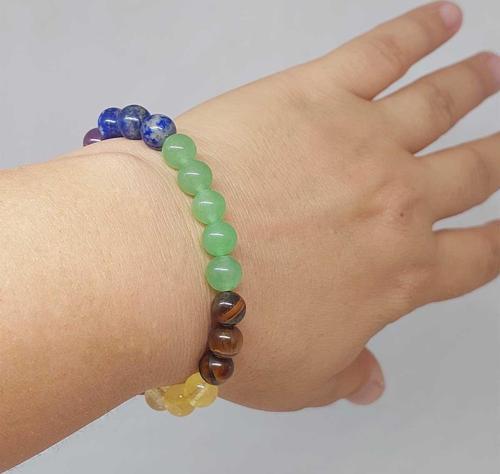 Çakra Taşları Bileklik 8mm (52360)